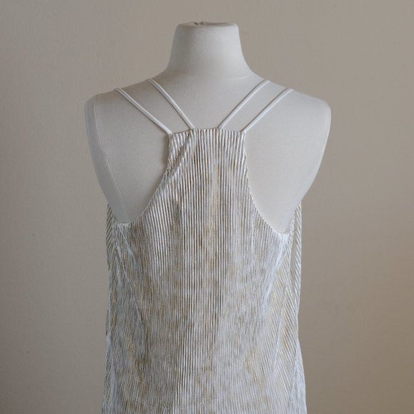 NEW Sunday in Brooklyn Shae Gold Shimmer Dress - Picture 7 of 15